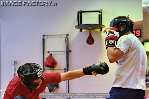 2019-05-29 Milano - pound4pound boxe gym 0955 Daniele Bonelli vs Edoardo Spinatelli